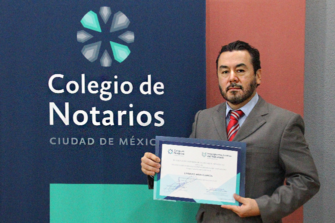 Colegio de Notarios de la Ciudad de México reconoce al ganador del Concurso de Ensayo Notarial 2021