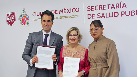 Secretaría de Salud de la CDMX y el Colegio de Notarios unen esfuerzos